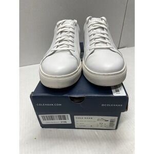 Cole Haan Grand Series Jensen Sneaker White Leather Men's Size 12 EUC